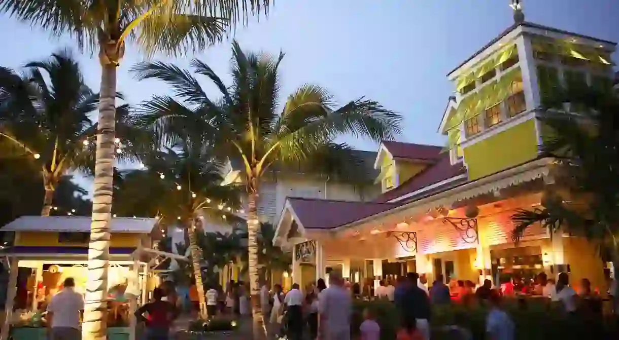 Dine out at the Marina Village on Paradise Island in the Bahamas