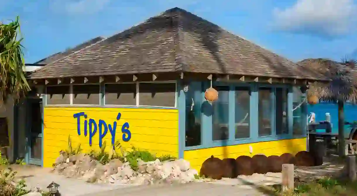 Enjoy a tipple at Tippys beachside bar as one of the many amazing bar spots the Bahamas has to offer you