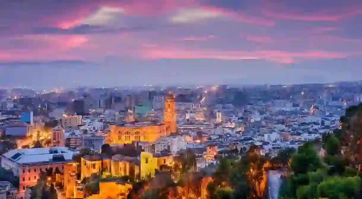 Monuments such as the cathedral and Alcazaba are part of the cityscape of Málaga