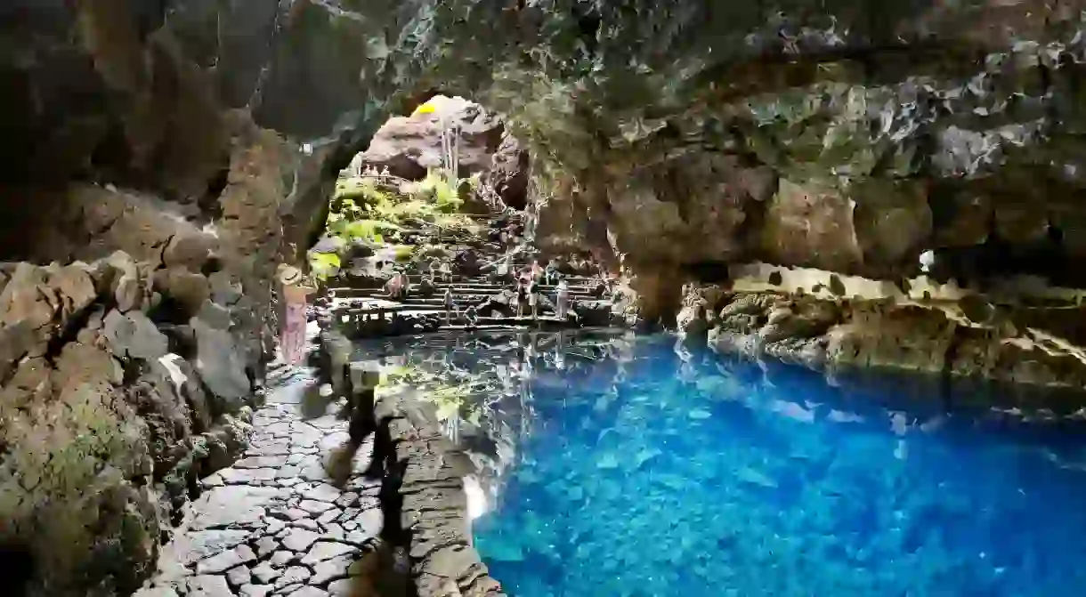 The wondrous Jameos del Agua, with its lava caves, sculptures and more, is just one reason to visit the island of Lanzarote