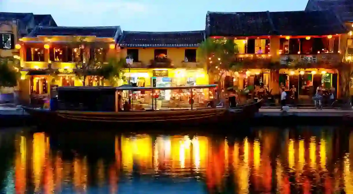 Immerse yourself in the magic of Hoi Ans nightlife with a cruise on the waters among floating fire lanterns and endless rows of string lights