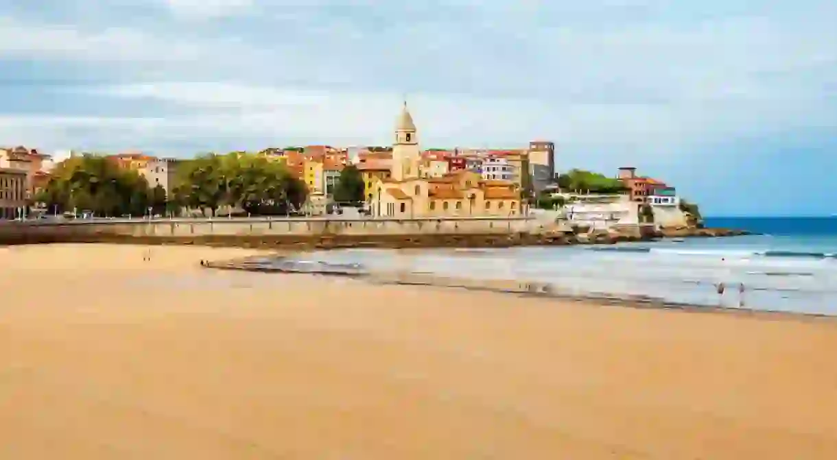 Gijón’s beaches are among the most attractive on the Asturian coast