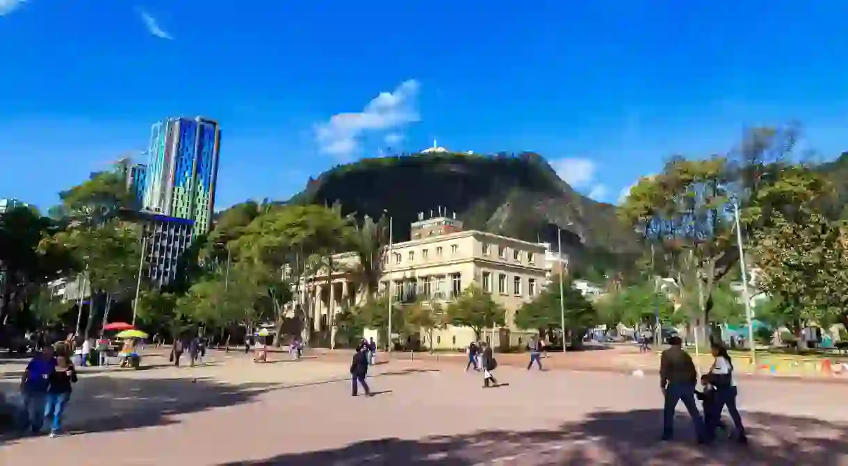 The Parque de los Periodistas Gabriel García Márquez in Bogotá is worth a visit