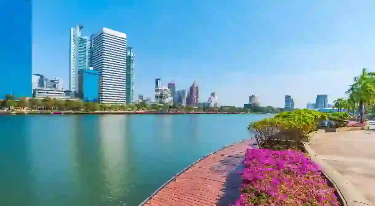 Benjakitti Park in Thonglor, Bangkok, is a great place for a stroll