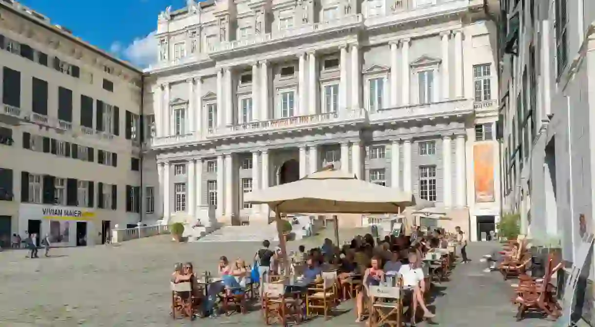 Enjoy Genoas best bars against a backdrop of grand architecture, like the 16th-century Doges Palace