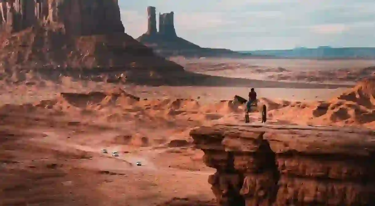 Taking in the view over Monument Valley, Arizona, from the back of a horse is an unforgettable experience