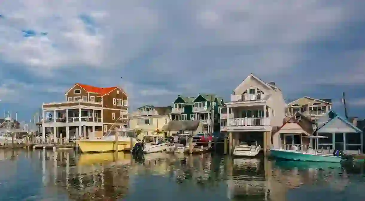 Cape May Harbor sits at the core of life in this quaint fishing town