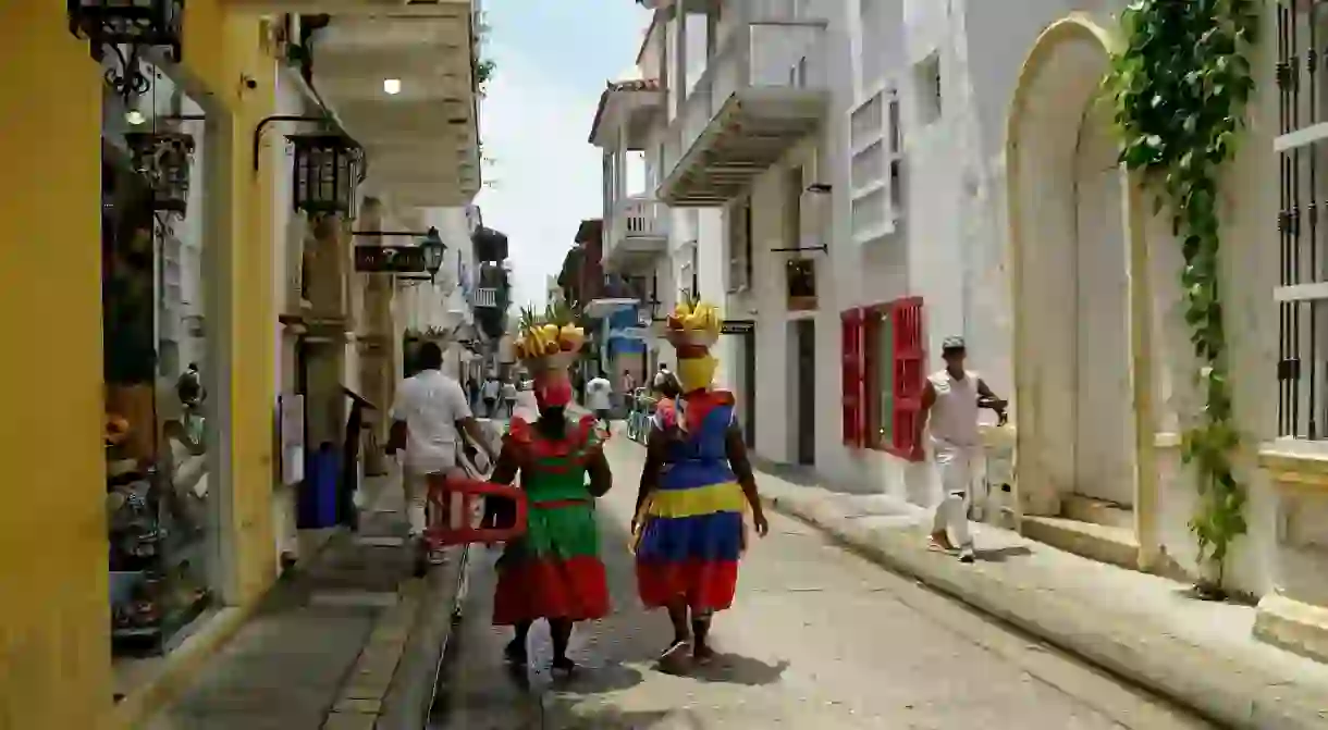 Cartagenas Palenqueras have become a symbol of the citys distinct cultural blend