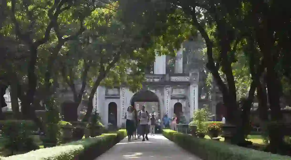 Visit Hanois Temple of Literature to gain insight into Vietnams unique history