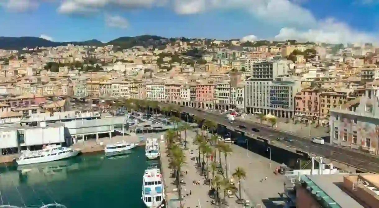 Genoas Old Port bustles with activity throughout the year