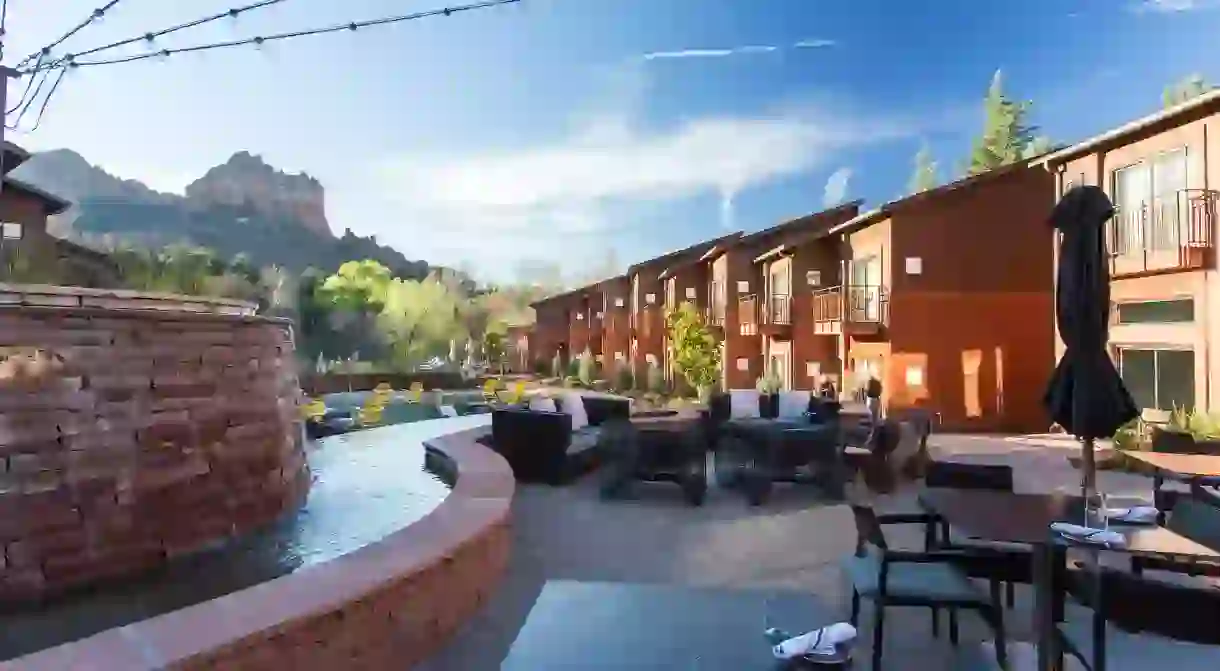 The Amara Resort and Spa in Sedona, Arizona, combines high-end design with the beauty of nature