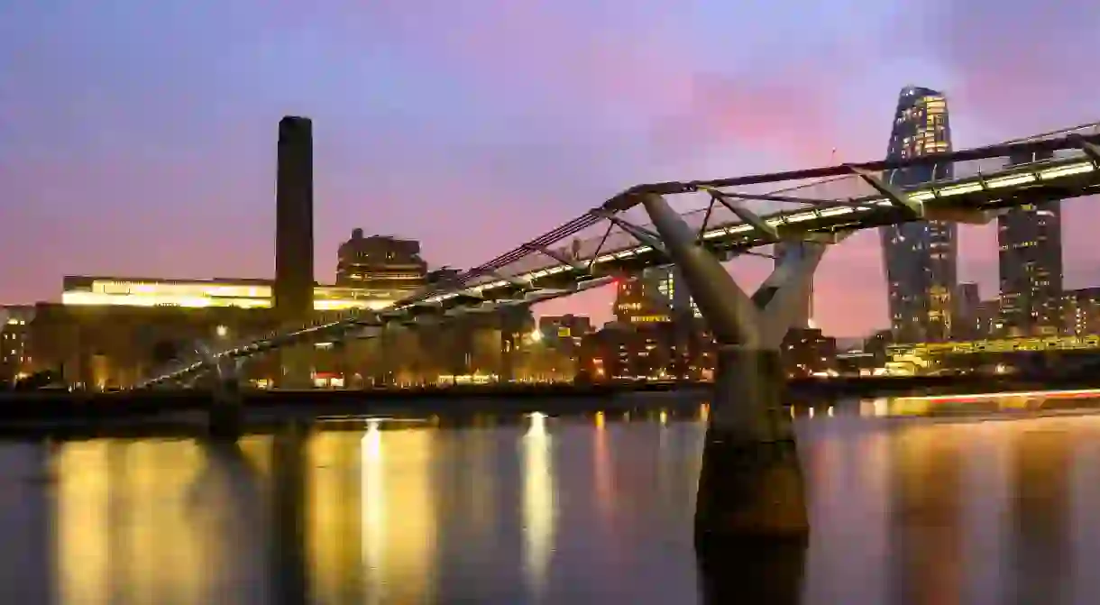 The Millennium Bridge will lead you to the Tate Modern