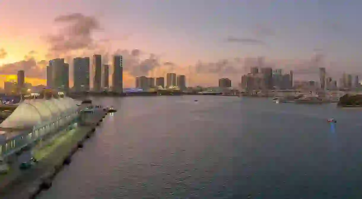 Gazing out from the Port of Miami, you might not want to leave