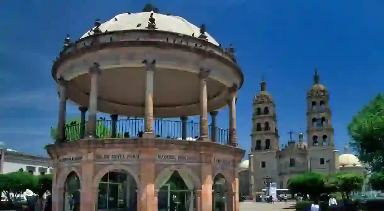 Be sure to visit the Bandstand and Cathedral on Plaza de Armas in Durango