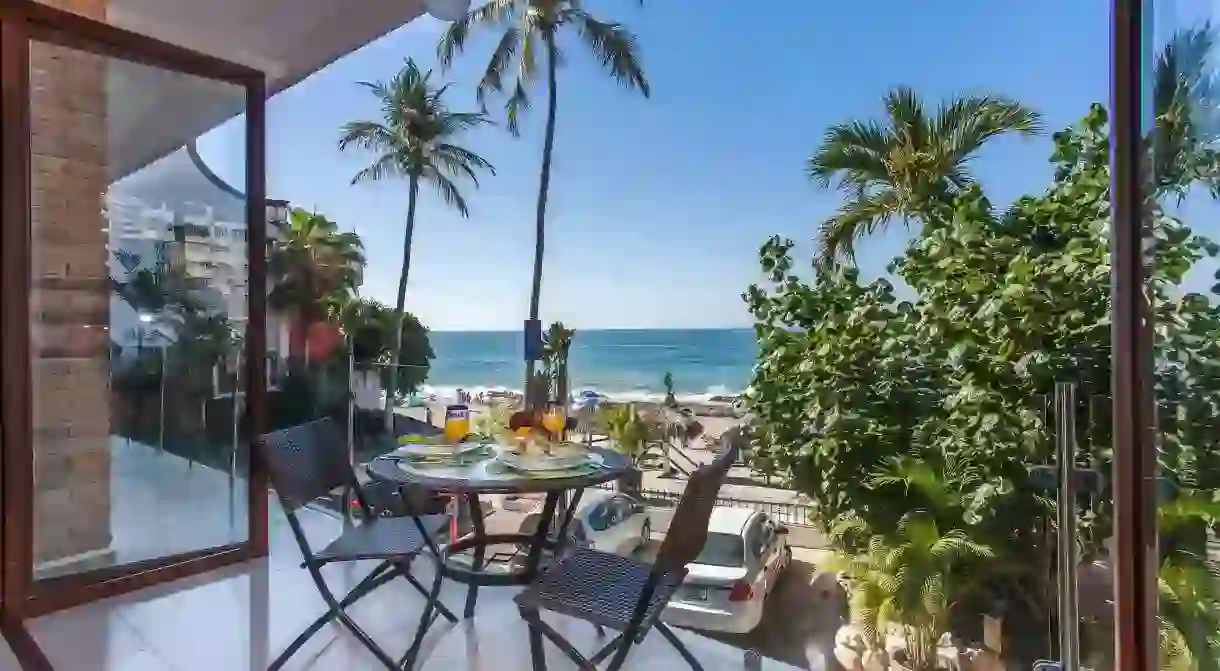 Enjoy a leisurely breakfast in your own digs by staying at these Puerto Vallarta apartments