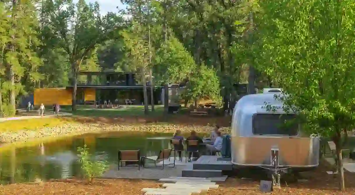 Enjoy luxury glamping near the national park at AutoCamp Yosemite