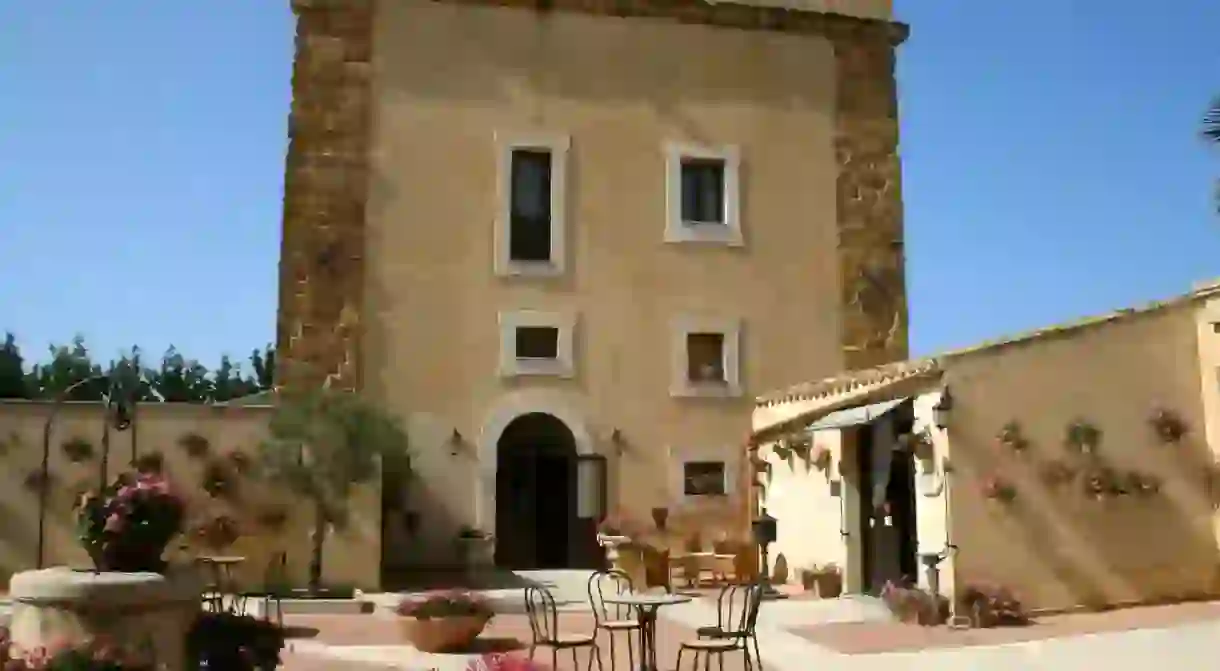 A stay at the Medieval watchtower at the Baglio della Luna in Agrigento is a unique experience