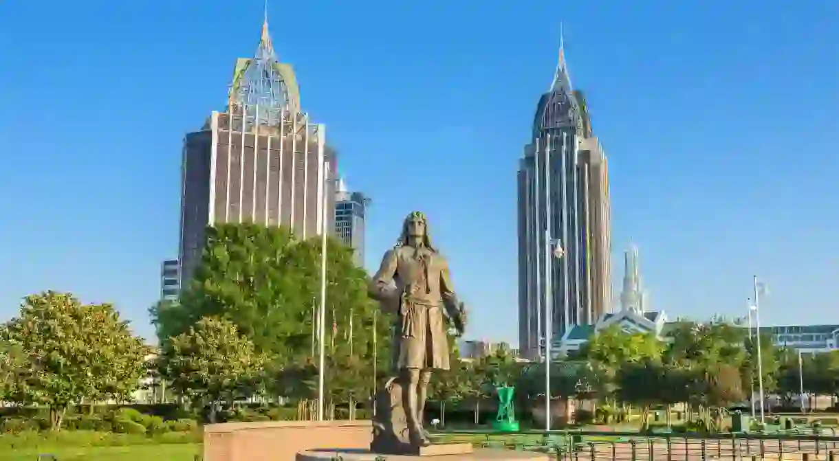 Cooper Riverside Park in Mobile, Alabama, is perfect for a stroll