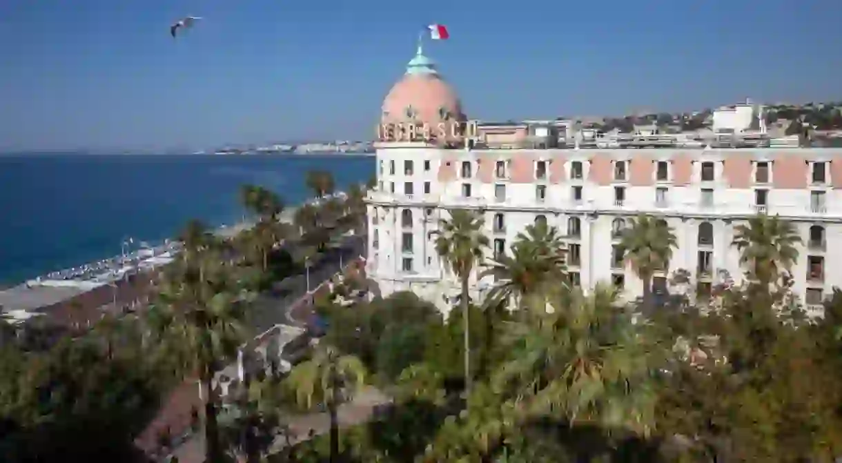 With over a century in business, the Hotel Le Negresco enjoys iconic status on Nices Promenade des Anglais