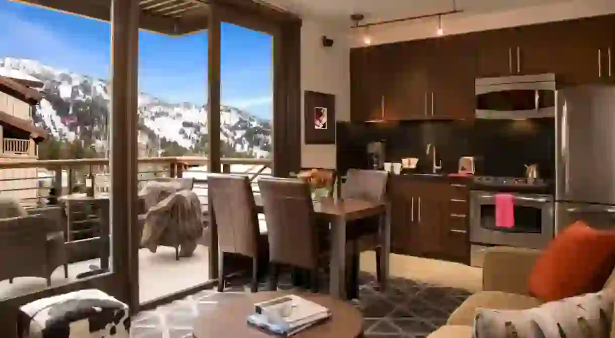 Enjoy majestic mountain views from Hotel Terra Jackson Hole