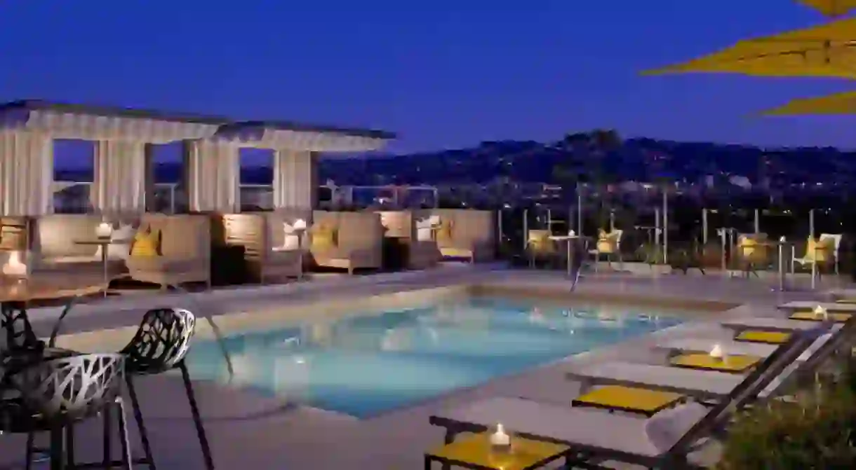 Immerse yourself in the glamorous air of the Hollywood hills before winding down in your luxury hotel suite