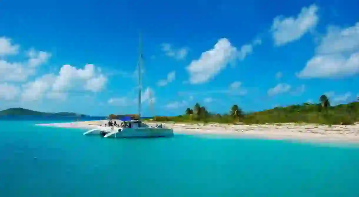 When visiting Fajardo, Puerto Rico, take a day trip to the beautiful Cayo Icacos