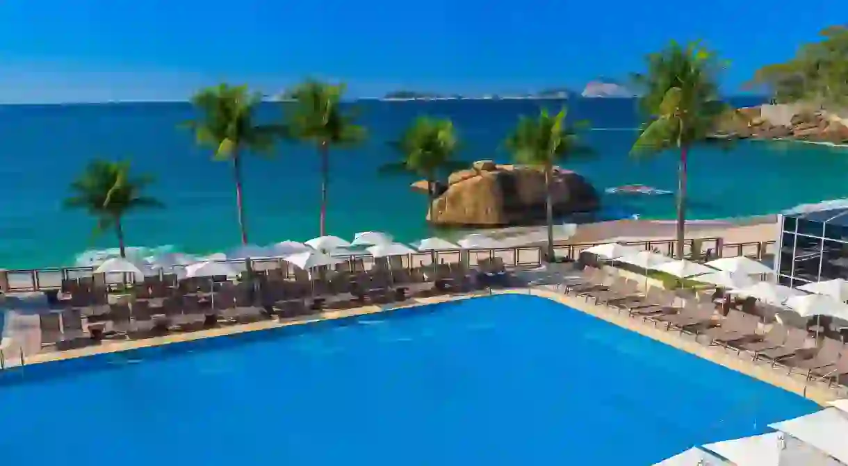 The Sheraton Grand Rios massive pool, tennis courts and kids club make it a great choice for a family vacation