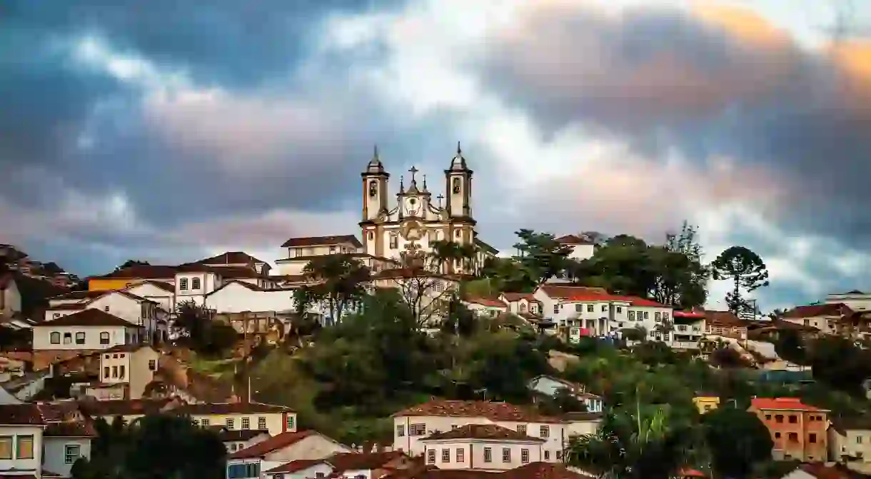 Ouro Preto is a picturesque blend of colonial buildings and mountainous landscapes