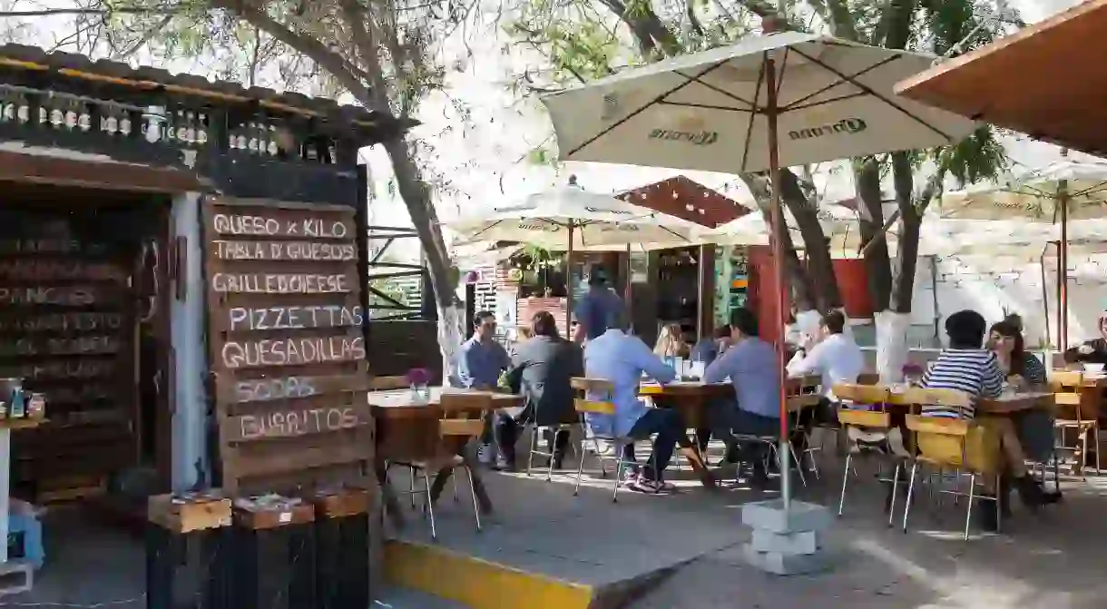 Telefónica Gastro Park has lots of different options for food and drinks in Tijuana