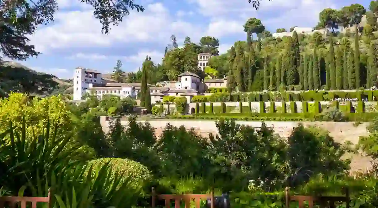 The Parador de Granada lies within the Alhambra complex