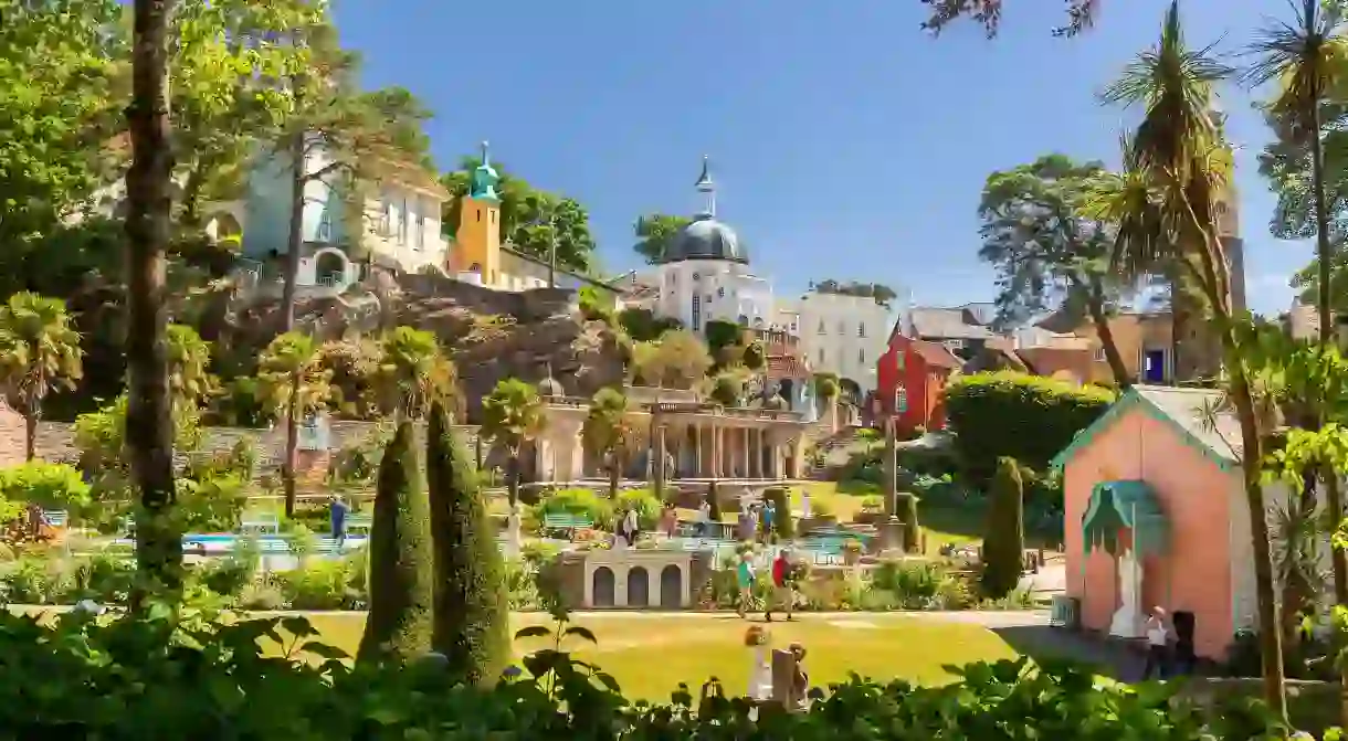 With its stunning Italian-style buildings, Portmeirion is one of the best places to visit in North Wales