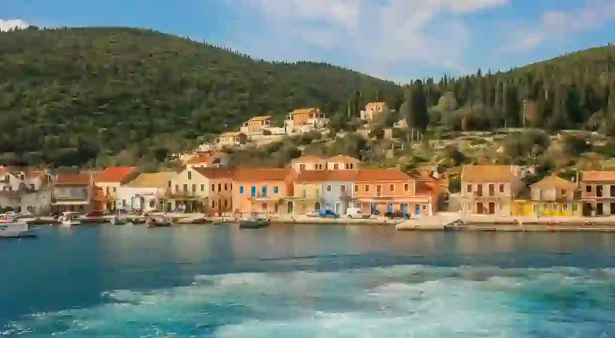 Fiscardo is a popular village on the Greek island Kefalonia