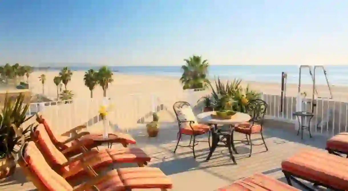 Pull up a lounger at Venice Suites for an afternoon admiring the sands and sea of Venice Beach