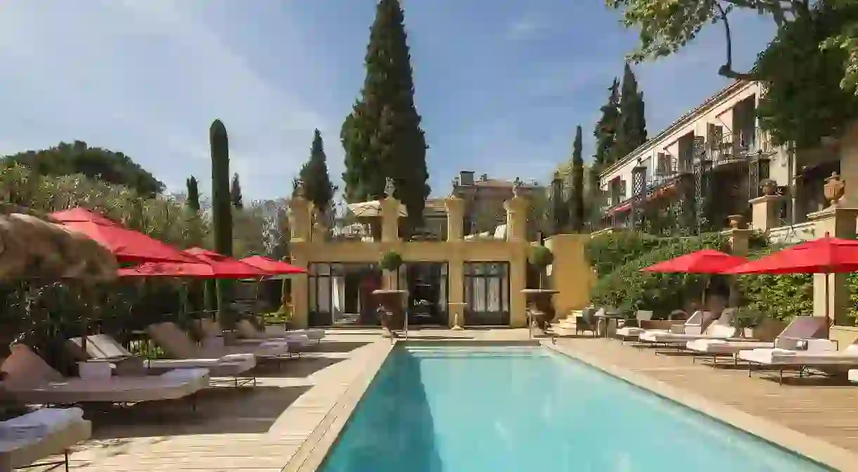 Relax poolside at the Villa Gallici, Aix-en-Provence