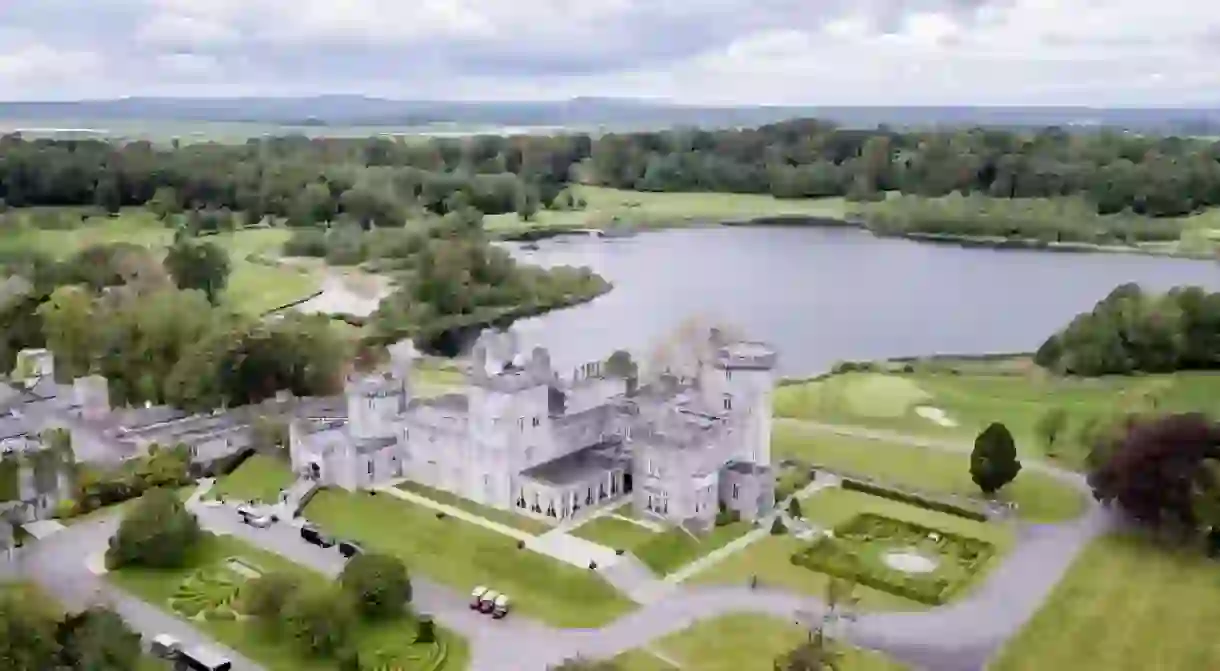 Enjoy sumptuous rooms and leisurely walks through woodland and gardens at Dromoland Castle