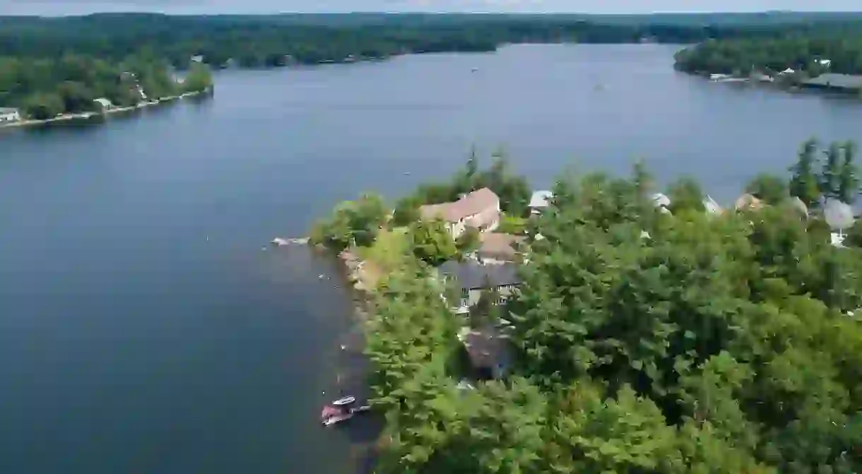 Canobie Lake is located in New Hampshire, USA