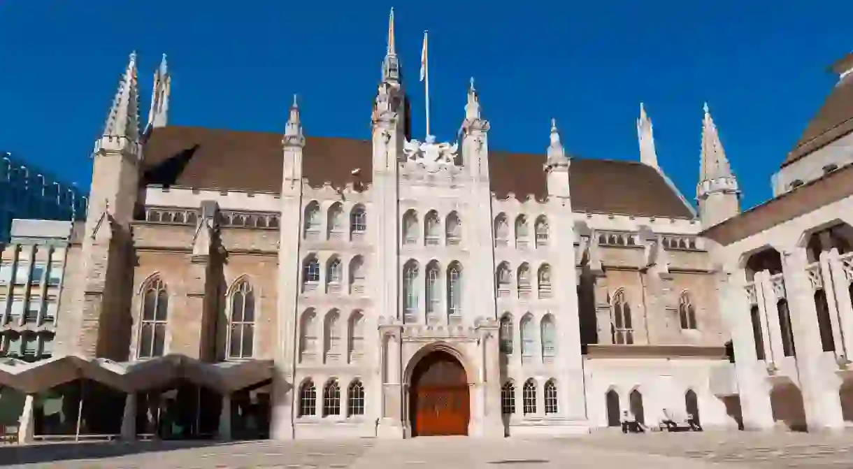 The 15th-century Guildhall is the City of London’s main ceremonial building