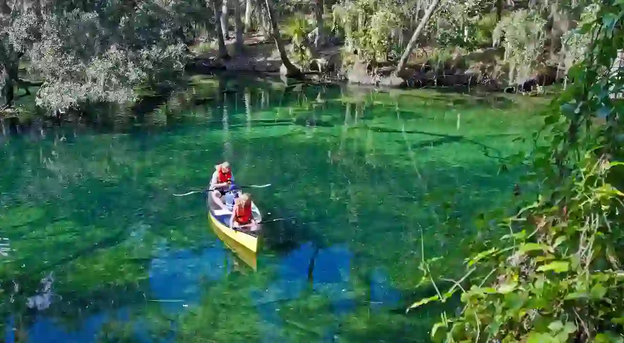 Youll want to stay close to Blue Spring State Park to maximize your time on the water