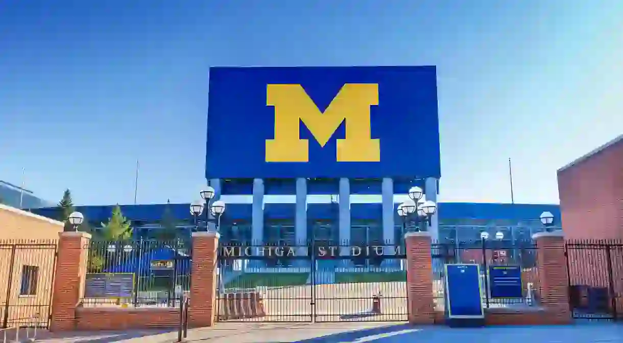 The eye-catching Maize and Blue M adorning Michigan Stadium sets the tone for the excitement within