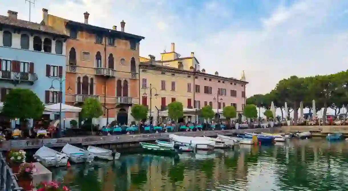 Desenzano del Garda is one of the charming towns along the shoreline of Lake Garda perfect for an al fresco drink