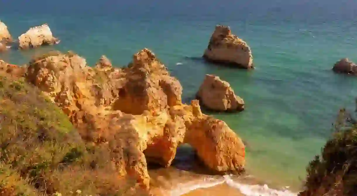 The coastline around Portimão is dramatic and rugged in its beauty