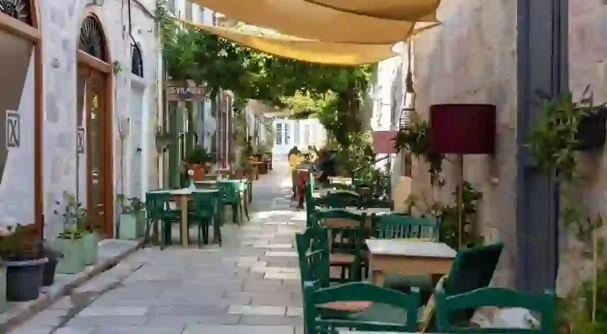 Syros island may be one of the lesser-visited spots in the Cyclades, but it boasts a lively bar scene