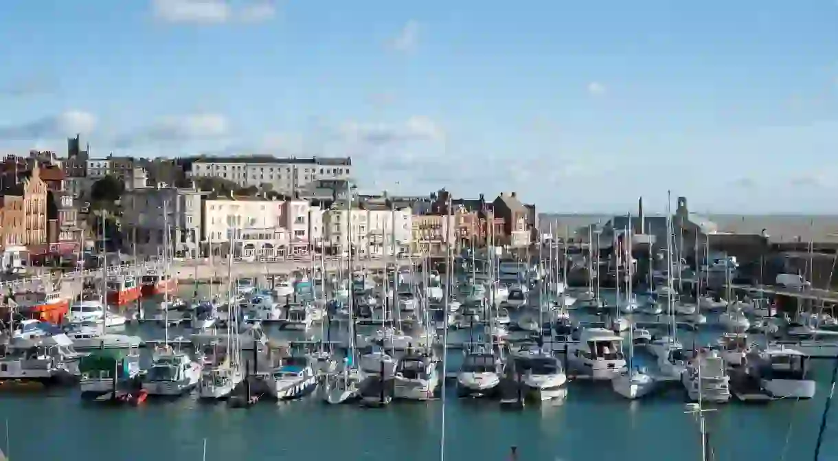 Soak up the stunning sea views on a visit to Botany Bay in Kent