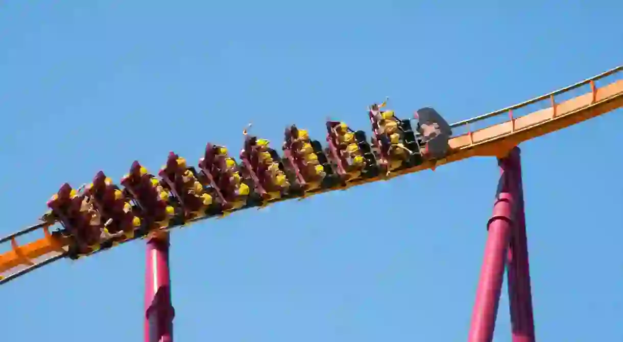 Six Flags Great America has some of the highest rides in the world