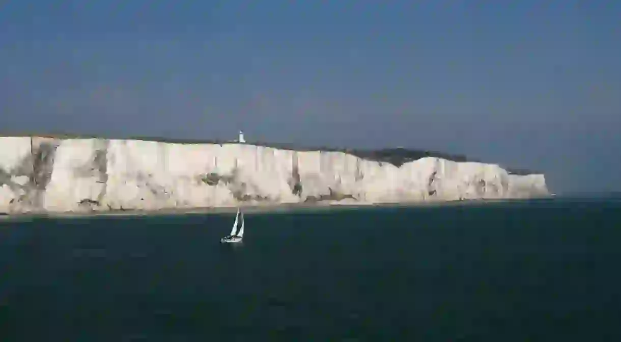 The White Cliffs of Dover are one of Englands most famous sights