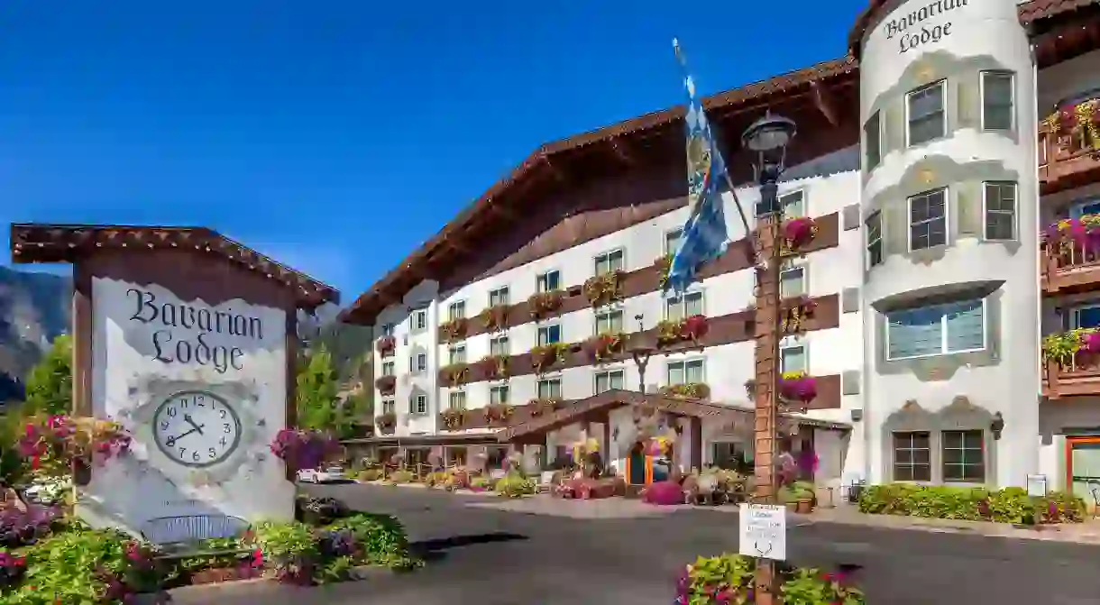 For German vibes, head to the Bavarian Lodge in Leavenworth, Washington