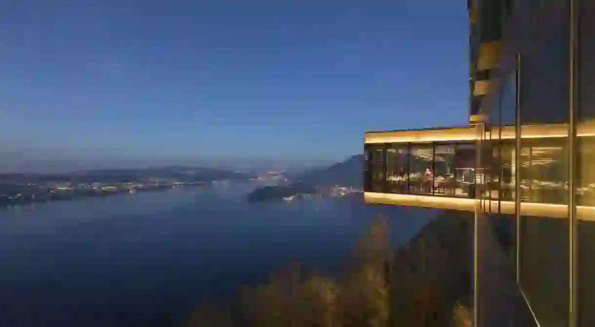 Bürgenstock Hotel and Alpine Spa blends unique construction with unbeatable views