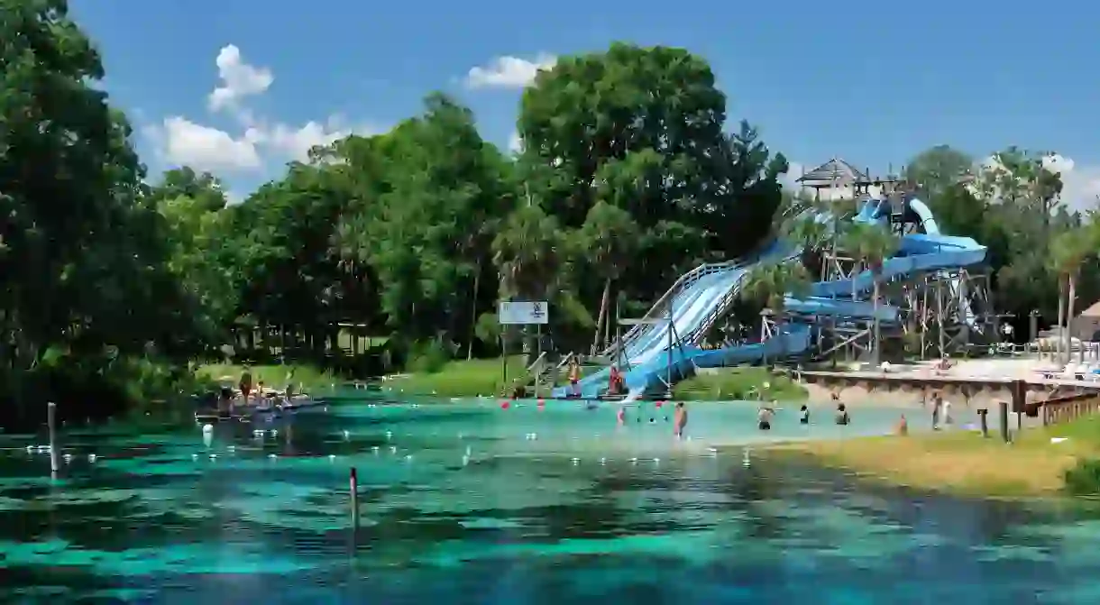 Visit Weeki Wachee Springs State Park for a weekend of outdoor adventure including giant water slides and mermaid shows