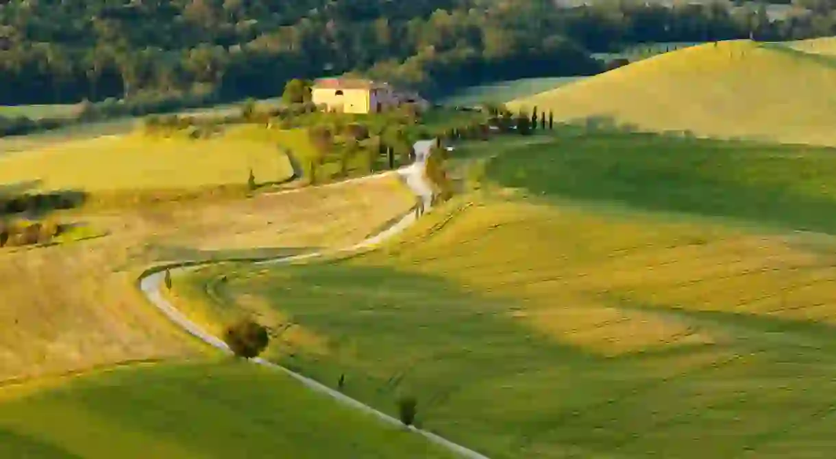 Pienza sits in Tuscany’s Val d’Orcia region, an area of outstanding natural beauty