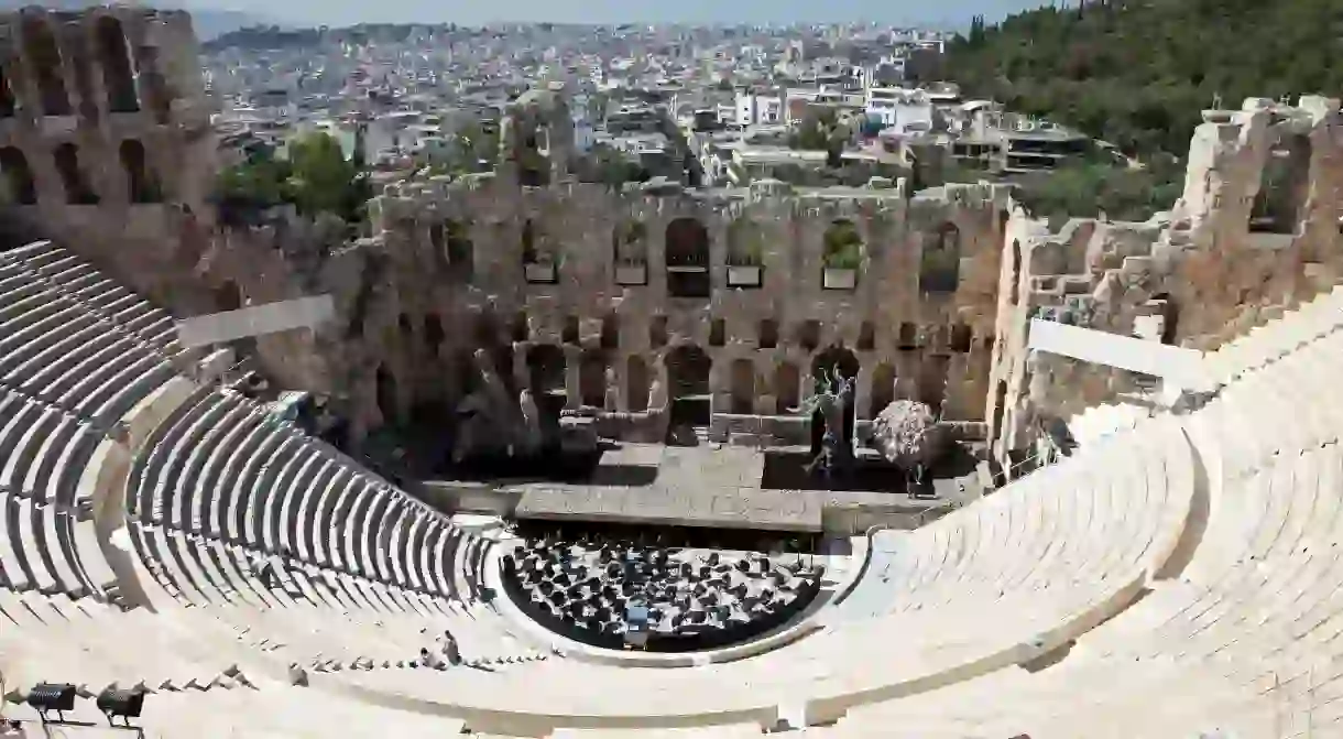 The Theatre of Dionysus once held up to 17,000 spectators